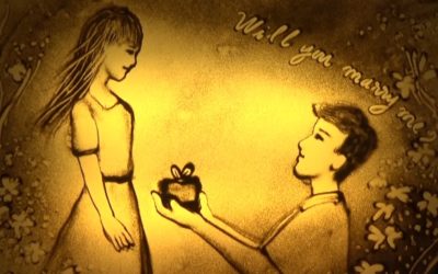 Tranh Cát Đám Cưới Tín Thúy