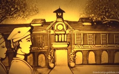 Vẽ Tranh Cát 45 Năm Thành Lập Trường Đại Học Sài Gòn