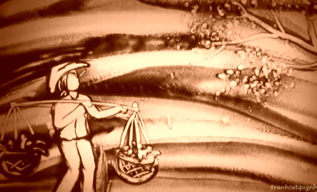 Vẽ Tranh Cát Về Mẹ