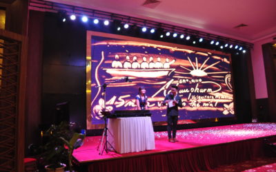 Tranh Cát Biểu Diễn Event Cty Thuốc Thú Y Á Châu