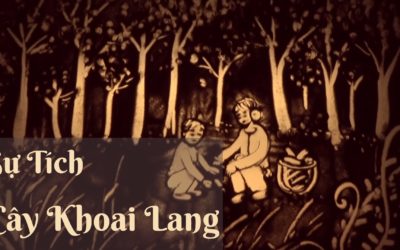 Vẽ Tranh Cát Sự Tích Cây Khoai Lang
